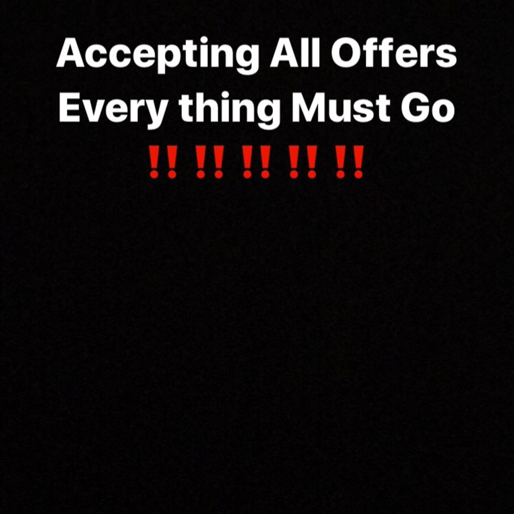Accepting all offers for items in my closet‼️‼️‼️